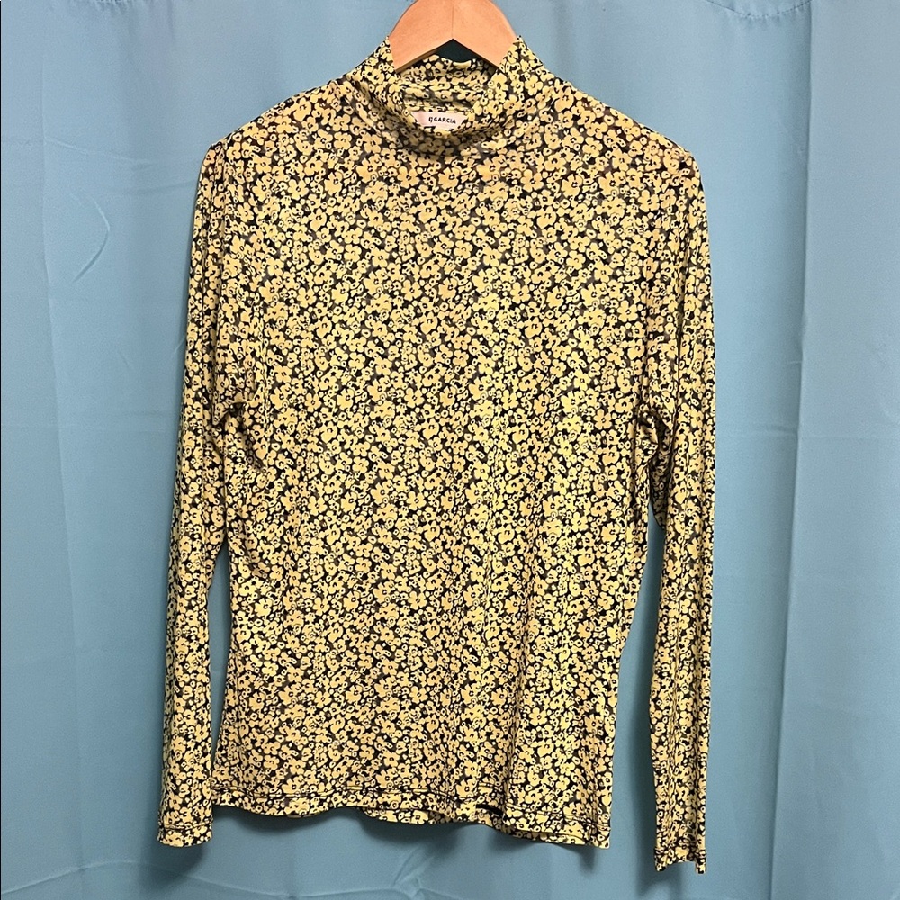 Garcia Sheer Floral Long Sleeve Top